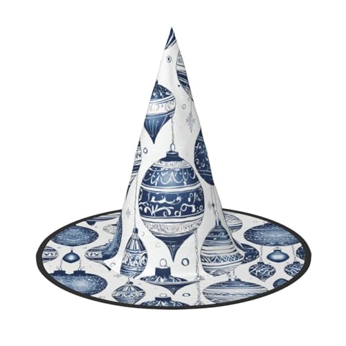 LEVNDIEJ Weihnachtsschmuck, Druck, Halloween, Hexenhut, Hexenkostüm, Damen, Cosplay, Party, Zaubererhut, Zubehör für Frauen LEVNDIEJ Weihnachtsschmuck, Druck, Halloween, Hexenhut, Hexenkostüm, Damen, Cosplay, Party, Zaubererhut, Zubehör für Frauen von LEVNDIEJ