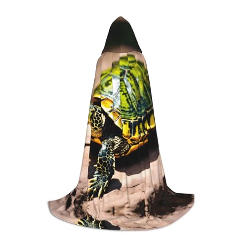 Lord Howe Umhang mit Kapuze und Meeresschildkröte, für Damen und Herren, Mittelalter-Kostüm, Umhang für Halloween, Maskerade, Cosplay, Schwarz, Medium Lord Howe Umhang mit Kapuze und Meeresschildkröte, für Damen und Herren, Mittelalter-Kostüm, Umhang für Halloween, Maskerade, Cosplay, Schwarz, Medium von LEVNDIEJ