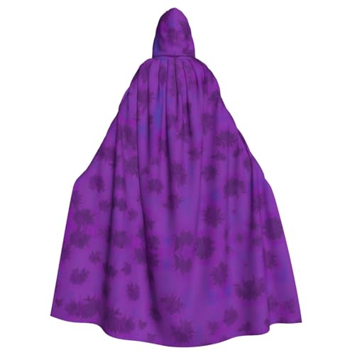 Purple Haze04 Halloween-Partyumhang für Erwachsene, stilvoller Kürbis-Thema, Zauberer-Robe, Cosplay-Kostüme von LEVNDIEJ