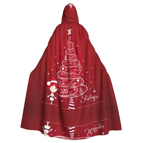 Roter Weihnachtsbaum für Erwachsene, Halloween-Party, Umhang, stilvolles Kürbis-Thema, Zauberer-Robe, Cosplay-Kostüme Roter Weihnachtsbaum für Erwachsene, Halloween-Party, Umhang, stilvolles Kürbis-Thema, Zauberer-Robe, Cosplay-Kostüme von LEVNDIEJ