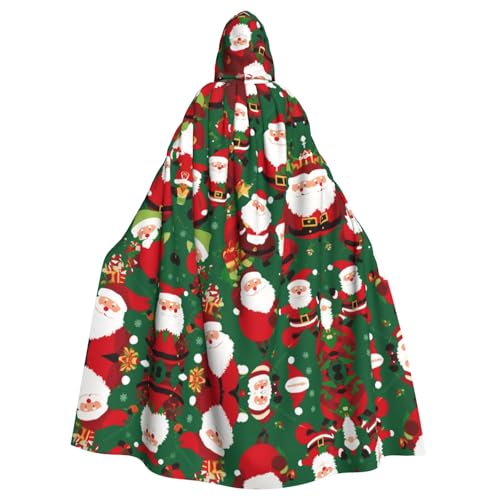 Weihnachtlicher Umhang mit lustigem Zwergen-Druck, für Halloween, Kapuzenumhang für Männer und Frauen, Cosplay, Mittelalterliche Robe, Maskerade, Kostüm, Schwarz Weihnachtlicher Umhang mit lustigem Zwergen-Druck, für Halloween, Kapuzenumhang für Männer und Frauen, Cosplay, Mittelalterliche Robe, Maskerade, Kostüm, Schwarz von LEVNDIEJ