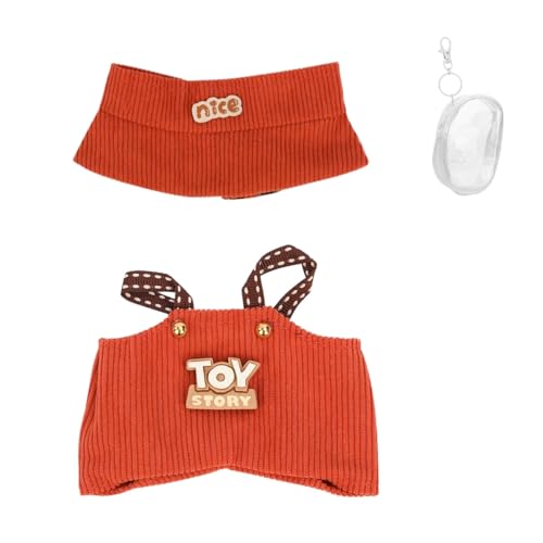 Kleidung Set für 17 cm Puppe, Hut Anzug Ornamente Zubehör Set für Jede 17cm/ 6,7Zoll Puppe [Mit Puppe Kleidung Aufbewahrungstasche] (NO.109) von LEWOTE