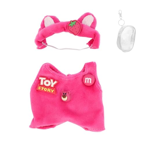 Kleidung Set für 17 cm Puppe, Hut Anzug Ornamente Zubehör Set für Jede 17cm/ 6,7Zoll Puppe [Mit Puppe Kleidung Aufbewahrungstasche] (NO.131) von LEWOTE