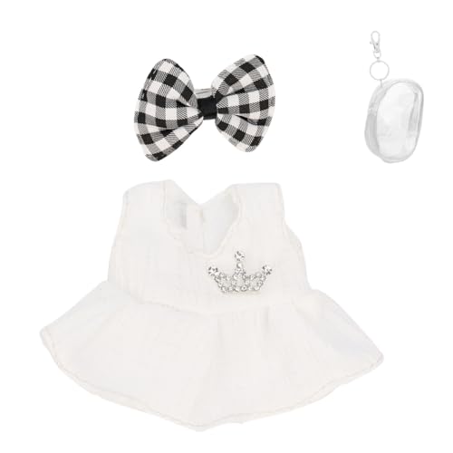 Kleidung Set für 17 cm Puppe, Hut Anzug Ornamente Zubehör Set für Jede 17cm/ 6,7Zoll Puppe [Mit Puppe Kleidung Aufbewahrungstasche] (NO.68) von LEWOTE