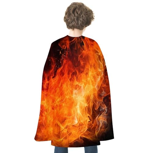 LFDSYEOQ Umhang-Kostüm, Brüllende Flamme, Halloween, Erwachsenen Kostüm, Party Kostüm von LFDSYEOQ