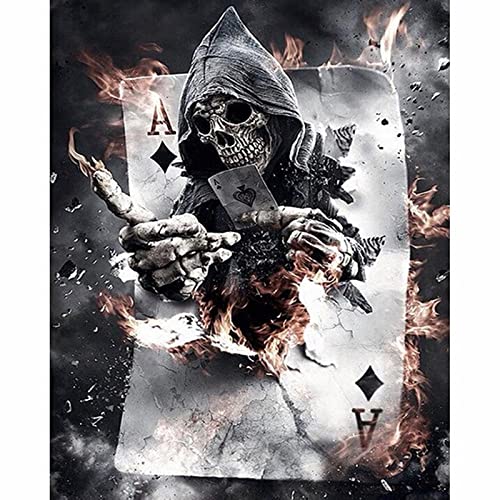Puzzle 4000 Teile,Totenkopf-Solitär Puzzle,Erwachsenenpuzzle,Puzzle Kreative Erwachsene,Legespiel Puzzle,Puzzle Pädagogisches,Puzzle Stressfreisetzung Spielzeug,Klassische Puzzles von LFLFLF