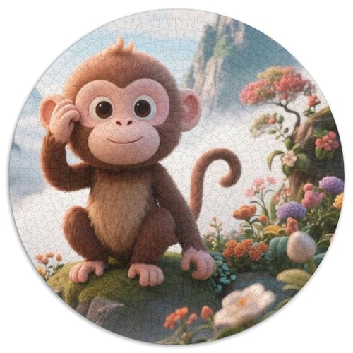 AFFE Puzzle 1000-teilige Schwer Puzzle Spielzeug Pädagogisches Spiel Impossible Tiere Herausforderungsspielzeug Für Erwachsene Kinder 1000pcs (67.5x67.5cm) von LFVBASOYU