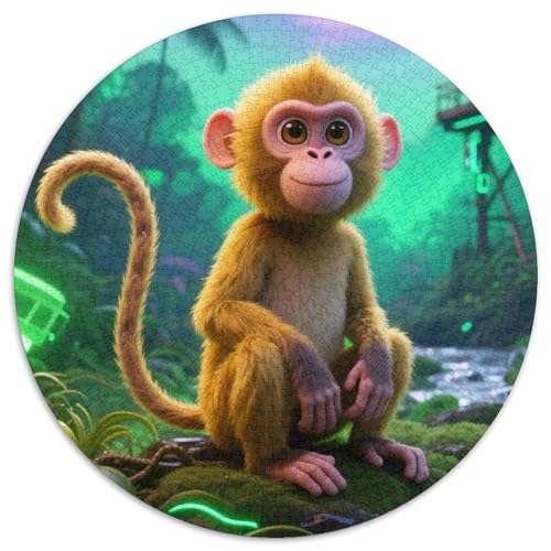 AFFE Puzzle 1000-teilige Schwer Puzzle Spielzeug Pädagogisches Spiel Impossible Tiere Herausforderungsspielzeug Für Erwachsene Kinder 1000pcs (67.5x67.5cm) von LFVBASOYU