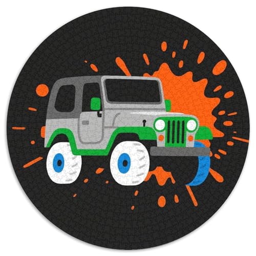 Auto Puzzle 1000 Teile Schwer Puzzle Spielzeug Lernspiel Impossible Dynamic Auto Herausforderung Spielzeug Für Erwachsene Und Kinder Ab 12 Jahren 1000pcs (67.5x67.5cm) von LFVBASOYU