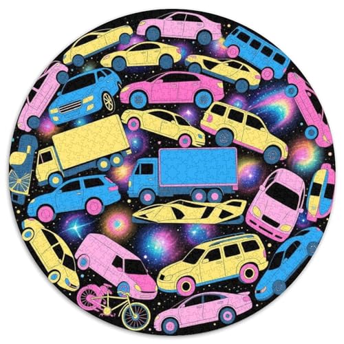 Auto Puzzle 1000 Teile Schwer Puzzle Spielzeug Pädagogisches Spiel Impossible Fahrzeug Herausforderungsspielzeug Für Erwachsene Kinder 1000pcs (67.5x67.5cm) von LFVBASOYU