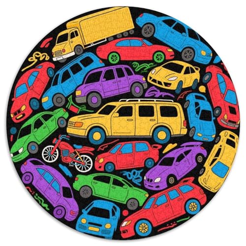Auto Puzzle 1000 Teile Schwer Puzzle Spielzeug Pädagogisches Spiel Impossible Fahrzeug Herausforderungsspielzeug Für Erwachsene Kinder 1000pcs (67.5x67.5cm) von LFVBASOYU