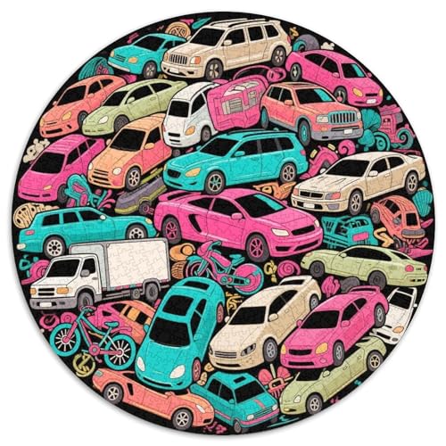 Auto Puzzle 1000-teilige Schwer Puzzle Spielzeug Pädagogisches Spiel Impossible Fahrzeug Herausforderung Spielzeug Für Erwachsene Kinder 1000pcs (67.5x67.5cm) von LFVBASOYU