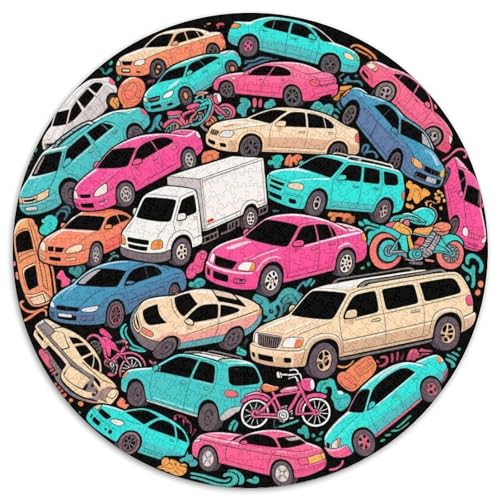 Auto Puzzle 1000-teilige Schwer Puzzle Spielzeug Pädagogisches Spiel Impossible Fahrzeug Herausforderung Spielzeug Für Erwachsene Kinder 1000pcs (67.5x67.5cm) von LFVBASOYU
