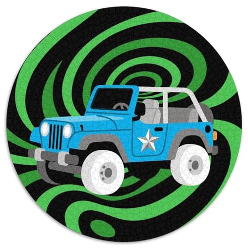 Auto Puzzles 1000 Teile Schwer Puzzle Spielzeug Lernspiel Impossible Dynamic Auto Herausforderungsspielzeug Für Erwachsene Kinder 1000pcs (67.5x67.5cm) von LFVBASOYU