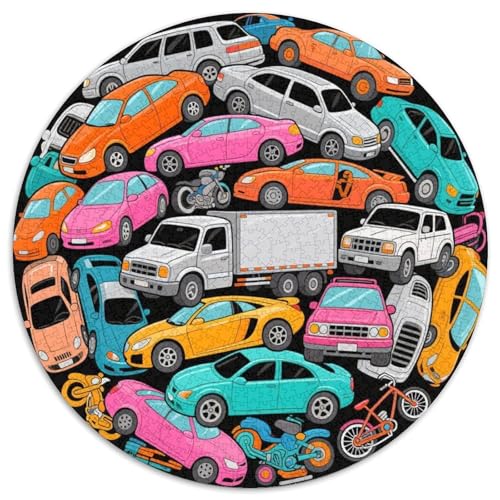 Auto Puzzles 1000 Teile Schwer Puzzle Spielzeug Lernspiel Impossible Fahrzeug Herausforderung Spielzeug Für Erwachsene Und Kinder Ab 12 Jahren 1000pcs (67.5x67.5cm) von LFVBASOYU