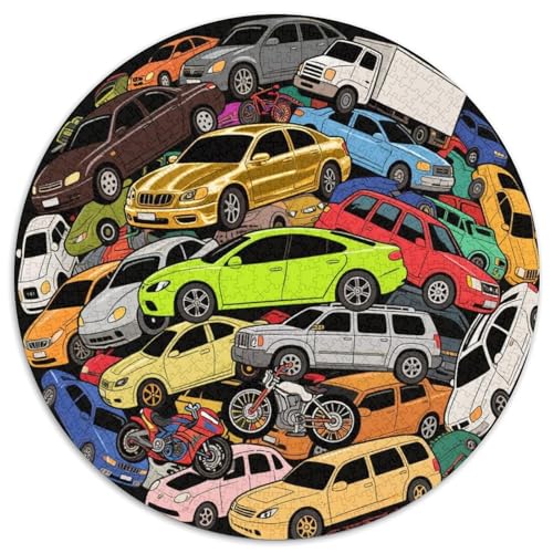 Auto Puzzles 1000 Teile Schwer Puzzle Spielzeug Lernspiel Impossible Fahrzeug Herausforderung Spielzeug Für Erwachsene Und Kinder in Bewährter 1000pcs (67.5x67.5cm) von LFVBASOYU