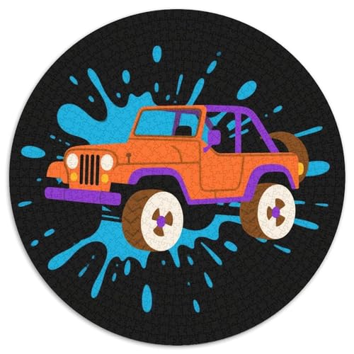 Auto Puzzles 1000 Teile Schwer Puzzle Spielzeug Pädagogisches Spiel Impossible Dynamic Auto Herausforderungsspielzeug Für Erwachsene Und Kinder in Bewährter 1000pcs (67.5x67.5cm) von LFVBASOYU
