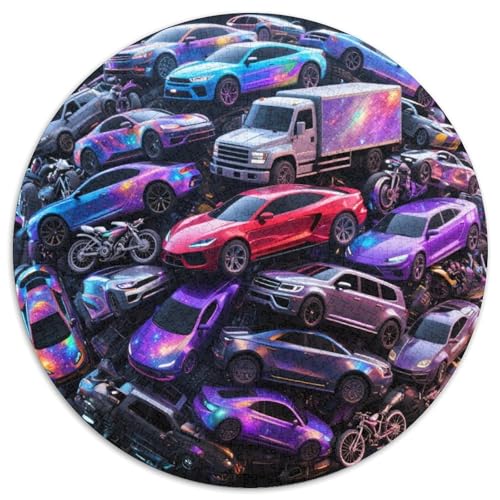 Auto Puzzles 1000 Teile Schwer Puzzle Spielzeug Pädagogisches Spiel Impossible Fahrzeug Herausforderung Spielzeug Für Erwachsene Und Kinder in Bewährter 1000pcs (67.5x67.5cm) von LFVBASOYU