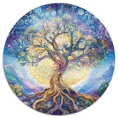 Baum des Lebens Puzzle 1000 Teile Schwer Puzzle Spielzeug Pädagogisches Spiel Impossible Herausforderungsspielzeug Für Erwachsene Und Kinder Ab 12 Jahren 1000pcs (67.5x67.5cm) von LFVBASOYU