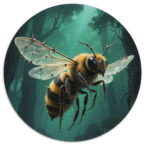Bienen Puzzle 1000-teilige Schwer Puzzle Spielzeug Lernspiel Impossible Tiere Herausforderung Spielzeug Für Erwachsene Und Kinder in Bewährter 1000pcs (67.5x67.5cm) von LFVBASOYU
