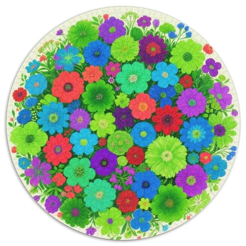 Blumen Puzzles 1000 Teile Schwer Puzzle Spielzeug Pädagogisches Spiel Impossible Blumens and Plants Herausforderung Spielzeug Für Erwachsene Und Kinder Ab 14 Jahren 1000pcs (67.5x67.5cm) von LFVBASOYU