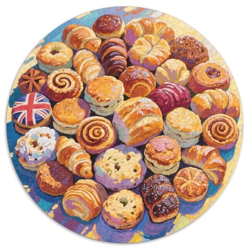Bread Puzzle 1000-teilige Schwer Puzzle Spielzeug Lernspiel Impossible Food Herausforderungsspielzeug Für Erwachsene Und Kinder in Bewährter 1000pcs (67.5x67.5cm) von LFVBASOYU