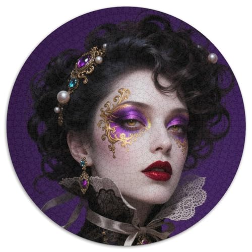 Brillantes kreatives Augen-Make-up Puzzle 1000 Teile Schwer Puzzle Spielzeug Pädagogisches Spiel Impossible Kunst Herausforderung Spielzeug Für Erwachsene Kinder 1000pcs (67.5x67.5cm) von LFVBASOYU