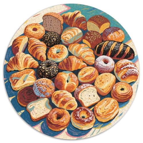 Brot Puzzles 1000 Teile Schwer Puzzle Spielzeug Pädagogisches Spiel Impossible Nahrung Herausforderung Spielzeug Für Erwachsene Und Kinder Ab 12 Jahren 1000pcs (67.5x67.5cm) von LFVBASOYU