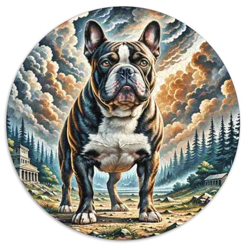 BullHunds Puzzle 1000 Teile Schwer Puzzle Spielzeug Lernspiel Impossible Tiere Herausforderung Spielzeug Für Erwachsene Kinder 1000pcs (67.5x67.5cm) von LFVBASOYU