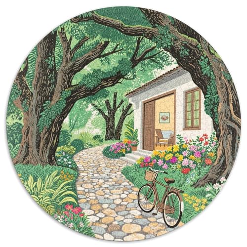 Cabin in The Woods Puzzle 1000 Teile Schwer Puzzle Spielzeug Lernspiel Impossible Scenery Herausforderung Spielzeug Für Erwachsene Und Kinder in Bewährter 1000pcs (67.5x67.5cm) von LFVBASOYU