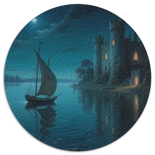 Das kleine Boot im Traum Puzzle 1000 Teile Schwer Puzzle Spielzeug Lernspiel Impossible fantastisch Herausforderungsspielzeug Für Erwachsene Und Kinder in Bewährter 1000pcs (67.5x67.5cm) von LFVBASOYU