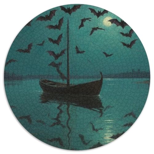 Das kleine Boot im Traum Puzzle 1000 Teile Schwer Puzzle Spielzeug Pädagogisches Spiel Impossible fantastisch Herausforderung Spielzeug Für Erwachsene Und Kinder in Bewährter 1000pcs (67.5x67.5cm) von LFVBASOYU