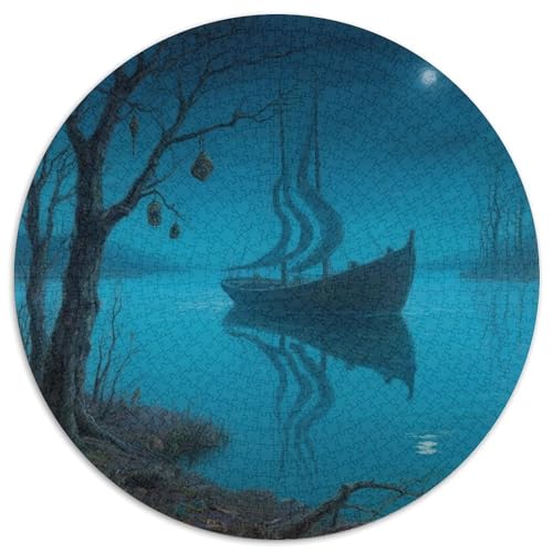 Das kleine Boot im Traum Puzzle 1000 Teile Schwer Puzzle Spielzeug Pädagogisches Spiel Impossible fantastisch Herausforderungsspielzeug Für Erwachsene Und Kinder Ab 14 Jahren 1000pcs (67.5x67.5cm) von LFVBASOYU