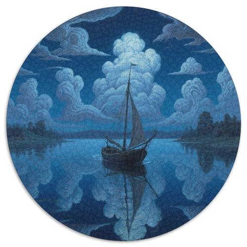 Das kleine Boot im Traum Puzzle 1000 Teile Schwer Puzzle Spielzeug Pädagogisches Spiel Impossible fantastisch Herausforderungsspielzeug Für Erwachsene Und Kinder in Bewährter 1000pcs (67.5x67.5cm) von LFVBASOYU