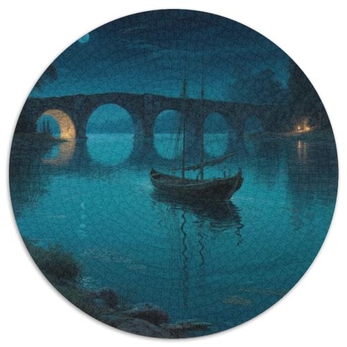 Das kleine Boot im Traum Puzzles 1000 Teile Schwer Puzzle Spielzeug Pädagogisches Spiel Impossible fantastisch Herausforderungsspielzeug Für Erwachsene Und Kinder Ab 12 Jahren 1000pcs (67.5x67.5cm) von LFVBASOYU