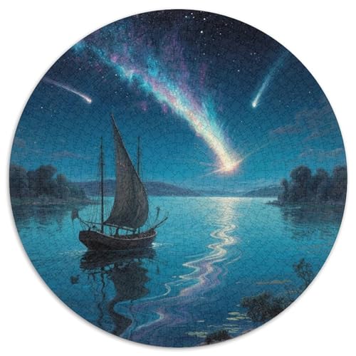 Das kleine Boot im Traum Puzzles 1000 Teile Schwer Puzzle Spielzeug Pädagogisches Spiel Impossible fantastisch Herausforderungsspielzeug Für Erwachsene Und Kinder Ab 14 Jahren 1000pcs (67.5x67.5cm) von LFVBASOYU