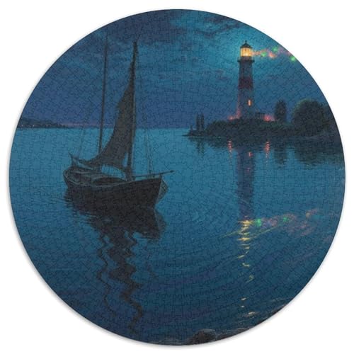 Das kleine Boot im Traum Puzzles 1000-teilige Schwer Puzzle Spielzeug Lernspiel Impossible fantastisch Herausforderungsspielzeug Für Erwachsene Und Kinder in Bewährter 1000pcs (67.5x67.5cm) von LFVBASOYU