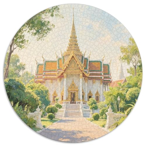 Der Große Palast von Bangkok Puzzle 1000-teilige Schwer Puzzle Spielzeug Pädagogisches Spiel Impossible Gebäude Herausforderungsspielzeug Für Erwachsene Kinder 1000pcs (67.5x67.5cm) von LFVBASOYU