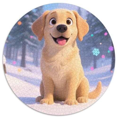 Der Labrador Retriever Puzzles 1000 Teile Schwer Puzzle Spielzeug Lernspiel Impossible Haustier Herausforderung Spielzeug Für Erwachsene Und Kinder Ab 12 Jahren 1000pcs (67.5x67.5cm) von LFVBASOYU