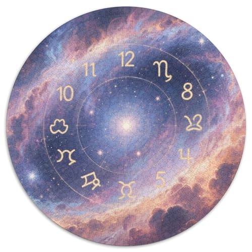 Der Zodiac Puzzle 1000 Teile Schwer Puzzle Spielzeug Lernspiel Impossible Universum Herausforderungsspielzeug Für Erwachsene Und Kinder in Bewährter 1000pcs (67.5x67.5cm) von LFVBASOYU
