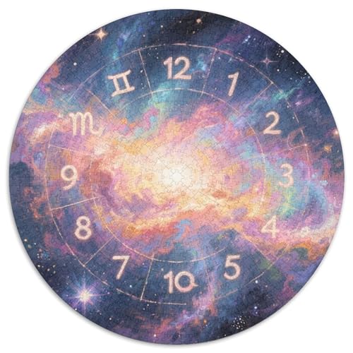 Der Zodiac Puzzles 1000 Teile Schwer Puzzle Spielzeug Lernspiel Impossible Universum Herausforderungsspielzeug Für Erwachsene Kinder 1000pcs (67.5x67.5cm) von LFVBASOYU