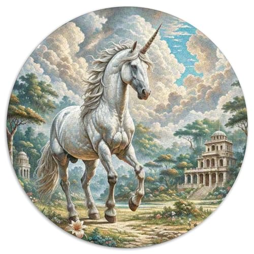 Einhorn Puzzles 1000 Teile Schwer Puzzle Spielzeug Lernspiel Impossible Tiere Herausforderung Spielzeug Für Erwachsene Und Kinder Ab 12 Jahren 1000pcs (67.5x67.5cm) von LFVBASOYU