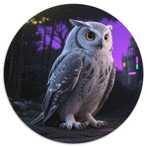 Eule Puzzle 1000 Teile Schwer Puzzle Spielzeug Pädagogisches Spiel Impossible Tiere Herausforderungsspielzeug Für Erwachsene Und Kinder Ab 12 Jahren 1000pcs (67.5x67.5cm) von LFVBASOYU