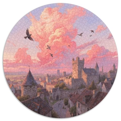 Europäische Städte Puzzle 1000 Teile Schwer Puzzle Spielzeug Pädagogisches Spiel Impossible Ansicht Herausforderung Spielzeug Für Erwachsene Und Kinder Ab 12 Jahren 1000pcs (67.5x67.5cm) von LFVBASOYU