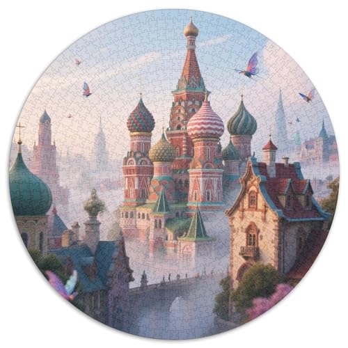 Europäische Städte Puzzle 1000-teilige Schwer Puzzle Spielzeug Pädagogisches Spiel Impossible Gebäude Herausforderungsspielzeug Für Erwachsene Und Kinder Ab 14 Jahren 1000pcs (67.5x67.5cm) von LFVBASOYU