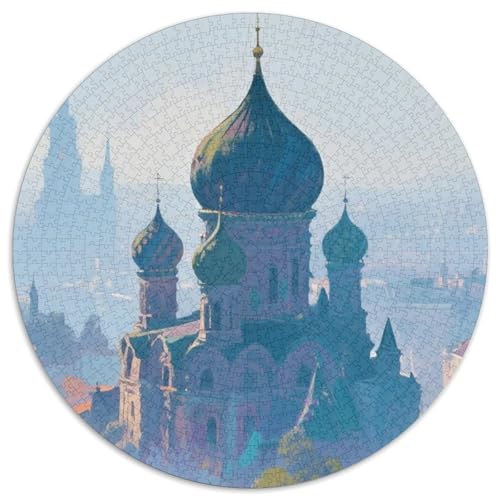 Europäische Städte Puzzles 1000 Teile Schwer Puzzle Spielzeug Lernspiel Impossible Gebäude Herausforderungsspielzeug Für Erwachsene Und Kinder Ab 12 Jahren 1000pcs (67.5x67.5cm) von LFVBASOYU