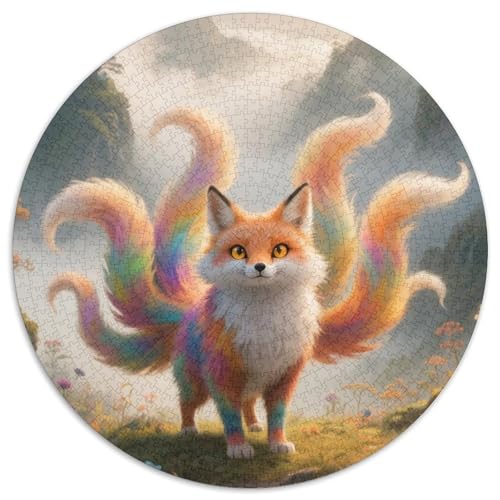 Fox Puzzles 1000 Teile Schwer Puzzle Spielzeug Pädagogisches Spiel Impossible Tiere Herausforderungsspielzeug Für Erwachsene Und Kinder in Bewährter 1000pcs (67.5x67.5cm) von LFVBASOYU