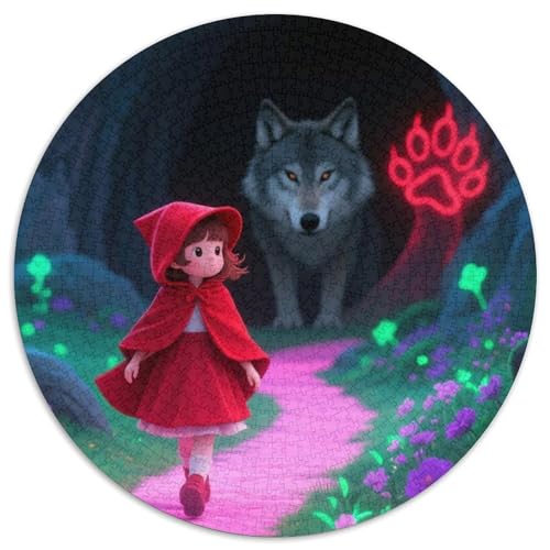 Grimms Märchen Puzzle 1000 Teile Schwer Puzzle Spielzeug Pädagogisches Spiel Impossible Grimms Märchen Herausforderungsspielzeug Für Erwachsene Kinder 1000pcs (67.5x67.5cm) von LFVBASOYU