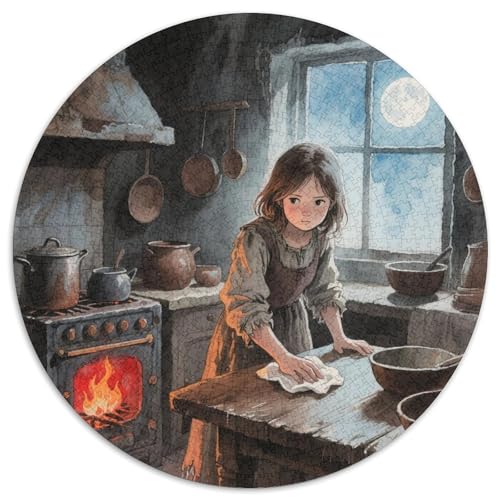 Grimms Märchen Puzzle 1000-teilige Schwer Puzzle Spielzeug Lernspiel Impossible Grimms Märchen Herausforderung Spielzeug Für Erwachsene Kinder 1000pcs (67.5x67.5cm) von LFVBASOYU
