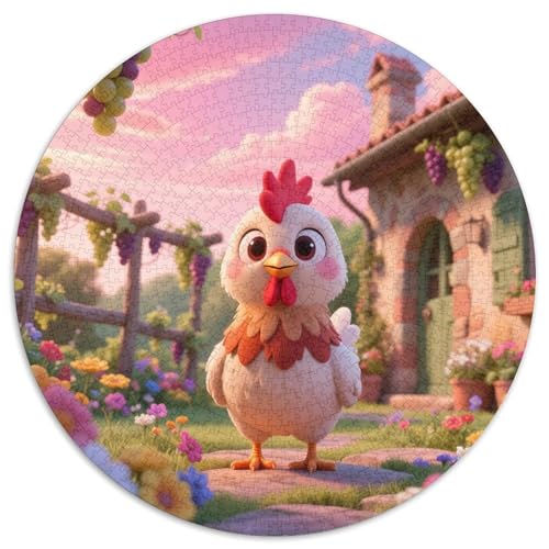 Hahn Puzzle 1000-teilige Schwer Puzzle Spielzeug Lernspiel Impossible Tiere Herausforderung Spielzeug Für Erwachsene Und Kinder Ab 12 Jahren 1000pcs (67.5x67.5cm) von LFVBASOYU